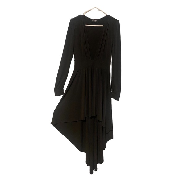 Nasty Gal high low gown BLACK - Picture 1 of 6